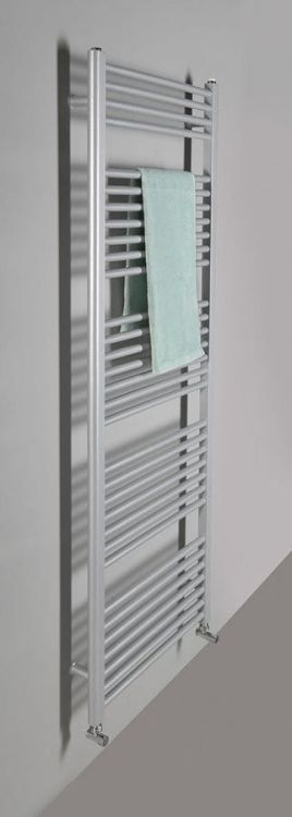 DIRECT Grzejnik łazienkowy płaski, 1700/600, 914 W, srebro struktural