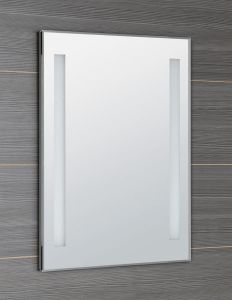 lustro z podświetleniem LED 60x80cm, przełącznik przyciskowy
