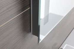 lustro z podświetleniem LED 100x80cm, przełącznik przyciskowy
