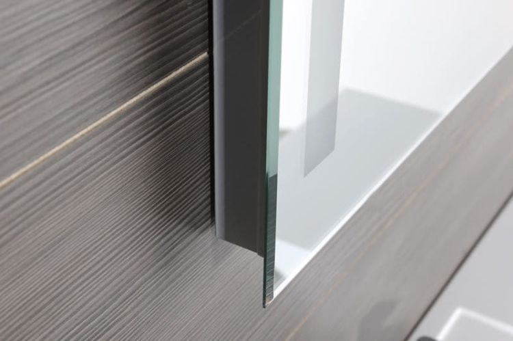 lustro z podświetleniem LED 100x80cm, przełącznik przyciskowy