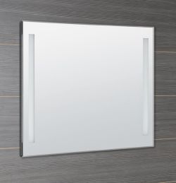 lustro z podświetleniem LED 100x80cm, przełącznik przyciskowy