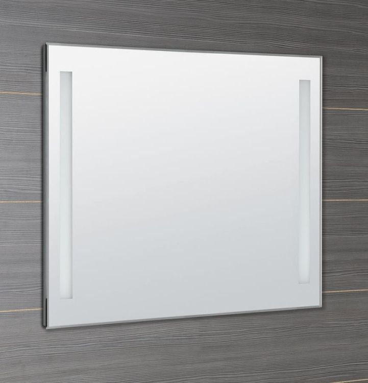 lustro z podświetleniem LED 100x80cm, przełącznik przyciskowy