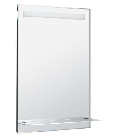 Przejdź do produktu Lustro z oświetleniem LED i półką 60x80cm, wyłącznik