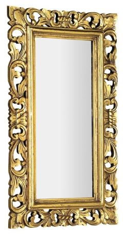 Przejdź do produktu SAMBLUNG lustro w rzeźbionej ramie 40x70cm, złoto