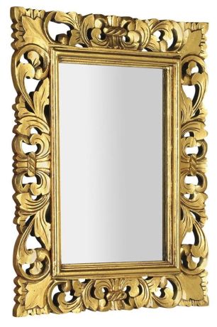 Przejdź do produktu SAMBLUNG Lustro w ramie, 60x80cm, złoto