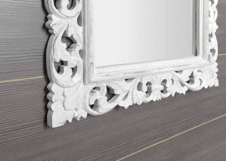 Przejdź do produktu SCULE Lustro w ramie, 80x150cm, biały