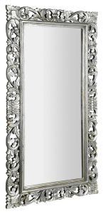 SCULE Lustro w ramie, 80x150cm, srebro Antique