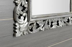 SCULE Lustro w ramie, 80x150cm, srebro Antique