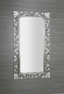 SCULE Lustro w ramie, 80x150cm, srebro Antique
