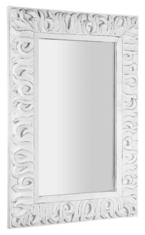 Przejdź do produktu ZEEGRAS Lustro w ramie, 70x100cm, biały