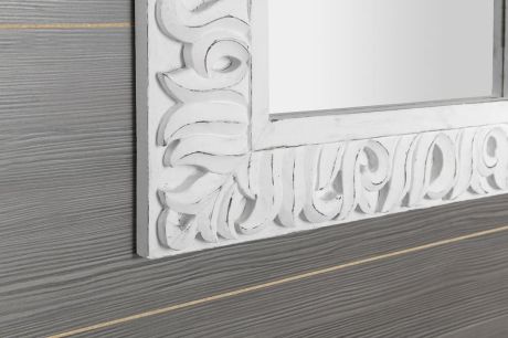 Przejdź do produktu ZEEGRAS Lustro w ramie, 70x100cm, biały