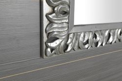 ZEEGRAS Lustro w ramie, 70x100cm, srebro Antique