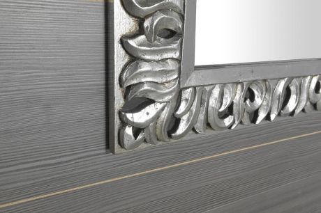 Przejdź do produktu ZEEGRAS Lustro w ramie, 70x100cm, srebro