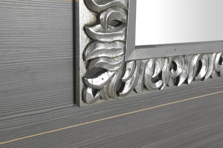 ZEEGRAS Lustro w ramie, 70x100cm, srebro Antique