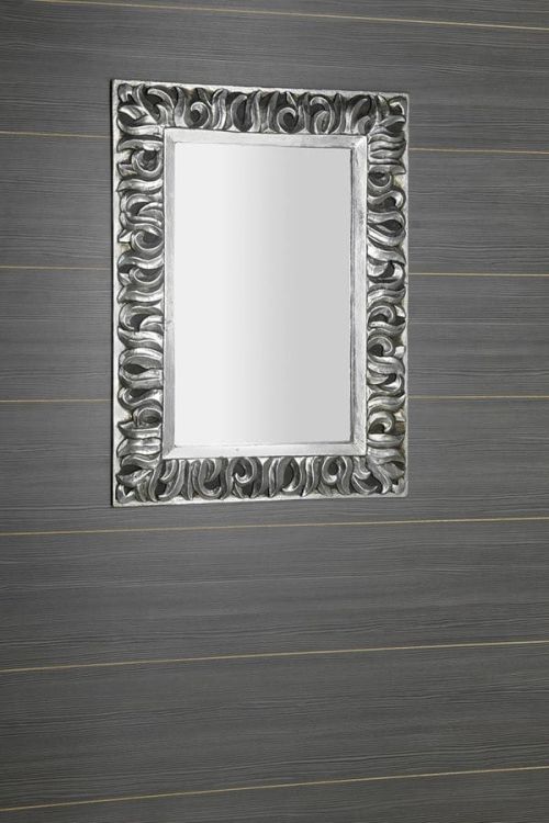 ZEEGRAS Lustro w ramie, 70x100cm, srebro Antique