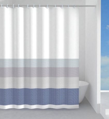 Przejdź do produktu JEANS zasłonka prysznicowa 180x200cm, polyester