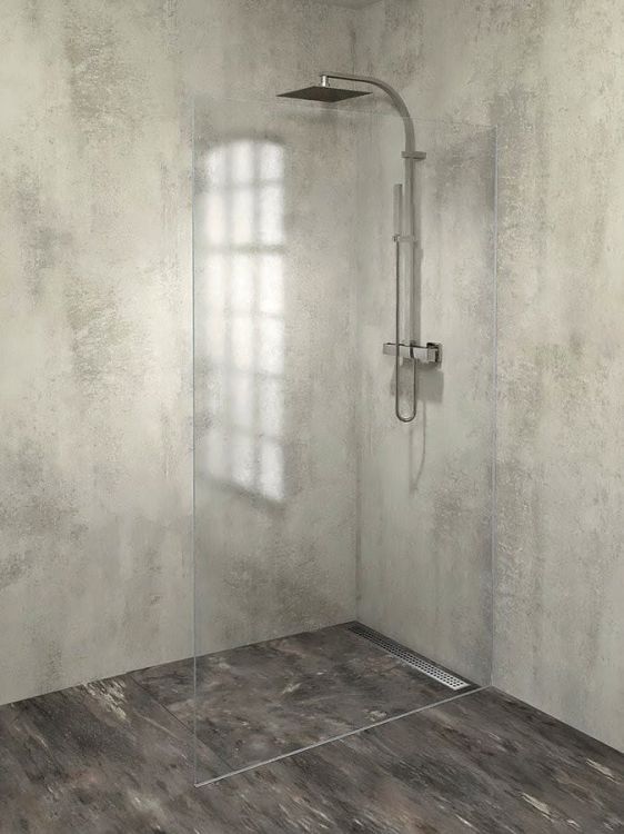 ARCHITEX LINE Zestaw do montażu szkła, podłoga/ściana, maksymalna szerokość 1200 mm, polerowane aluminium