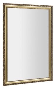 BOHEMIA lustro w drewnianej ramie 589x989mm, złoto