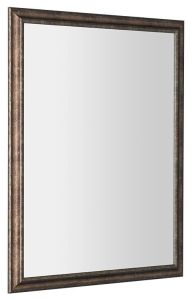 ROMINA lustro w drewnianej ramie 680x880mm, brązowa patyna