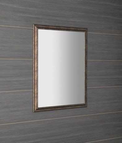 Przejdź do produktu ROMINA lustro w drewnianej ramie 68x88cm, brązowa patyna