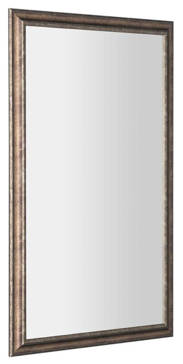 ROMINA lustro w drewnianej ramie 580x980mm, brązowa patyna