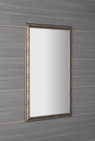 Przejdź do produktu ROMINA lustro w drewnianej ramie 58x98cm, brązowa patyna