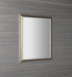 AMBIENTE lustro w drewnianej ramie 720x920mm, brązowa patyna