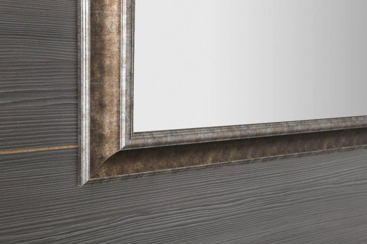 AMBIENTE lustro w drewnianej ramie 720x920mm, brązowa patyna