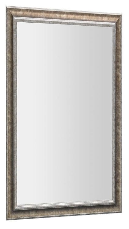 AMBIENTE lustro w drewnianej ramie 620x1020mm, brązowa patyna