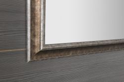 AMBIENTE lustro w drewnianej ramie 620x1020mm, brązowa patyna