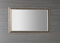 AMBIENTE lustro w drewnianej ramie 620x1020mm, brązowa patyna
