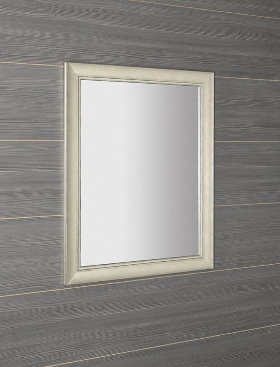 CORONA lustro w drewnianej ramie 728x928mm, szampana