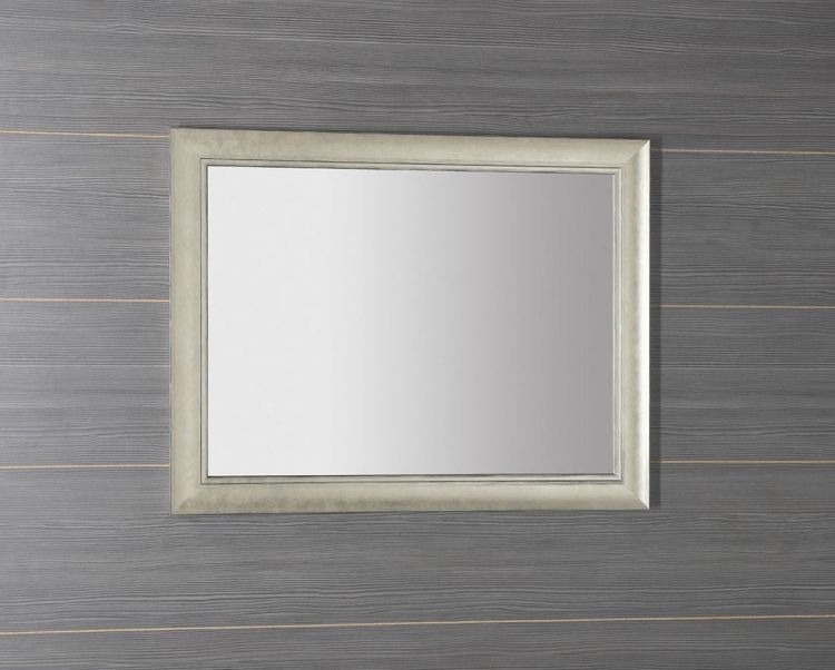 CORONA lustro w drewnianej ramie 728x928mm, szampana