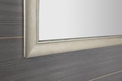 CORONA lustro w drewnianej ramie 628x1028mm, szampana