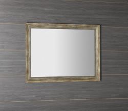 DEGAS lustro w drewnianej ramie 716x916mm, czarny/antyczne złoto