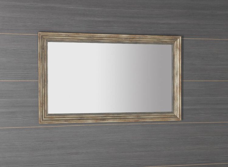 DEGAS lustro w drewnianej ramie 616x1016mm, czarny/antyczne złoto