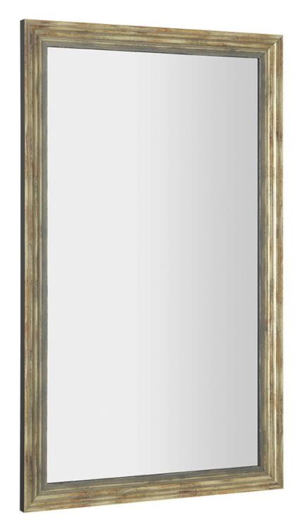 DEGAS lustro w drewnianej ramie 716x1216mm, czarny/antyczne złoto