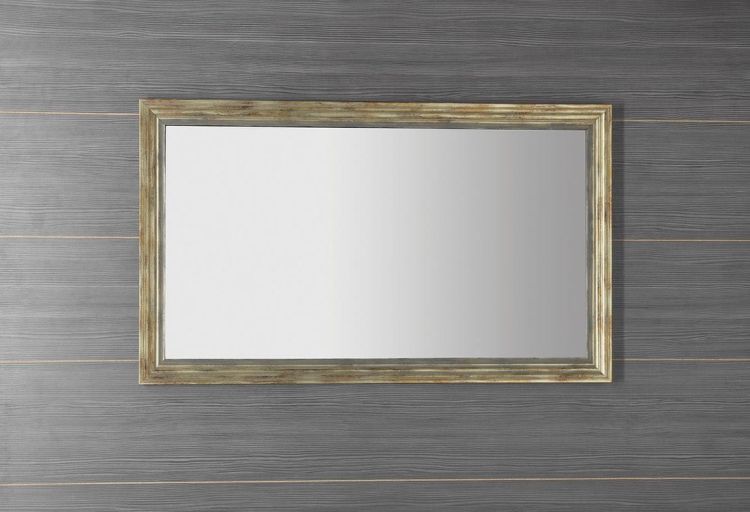 DEGAS lustro w drewnianej ramie 716x1216mm, czarny/antyczne złoto