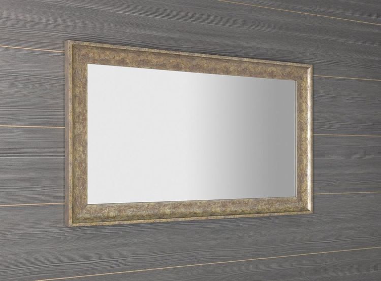 MANTILA lustro w drewnianej ramie 760x1260mm, antyczny