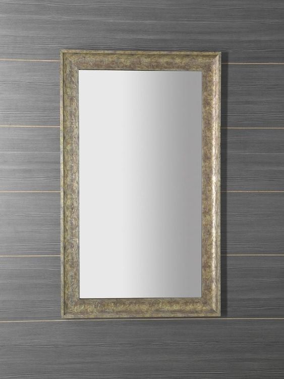 MANTILA lustro w drewnianej ramie 760x1260mm, antyczny