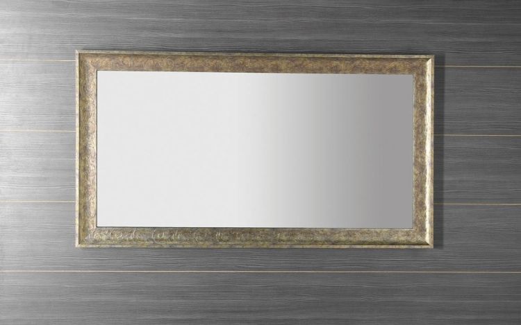 MANTILA lustro w drewnianej ramie 860x1560mm, antyczny
