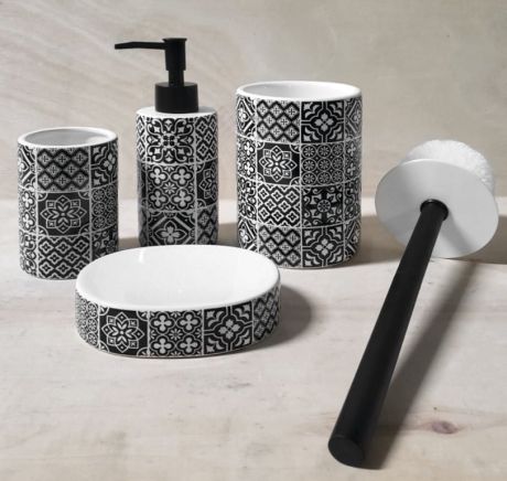 Przejdź do produktu PATCHWORK zestaw akcesoriów łazienkowych