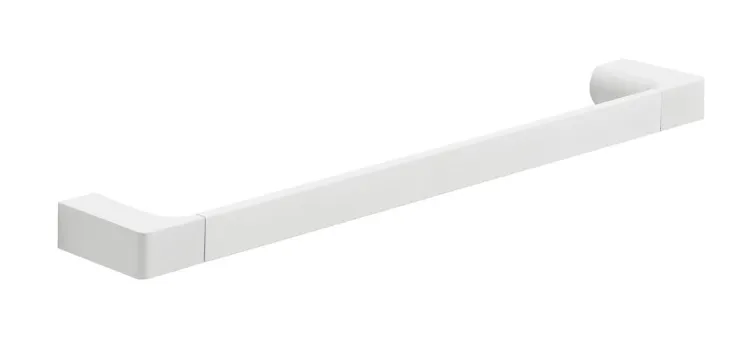 PIRENEI wieszak na ręczniki 450x66mm, biały matowy