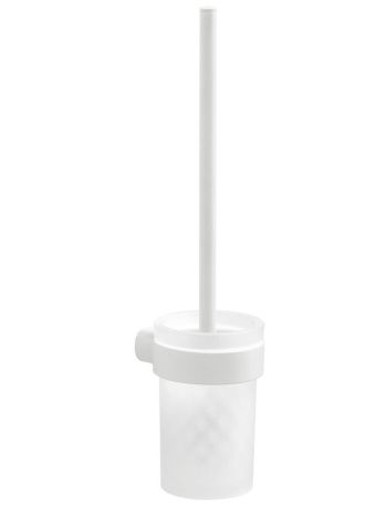 Przejdź do produktu PIRENEI wisząca szczotka do WC, szkło mleczne, biały mat