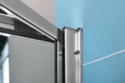 EASY LINE prostokątna kabina prysznicowa 700x900mm, drzwi składane, L/R wariant, czyste szkło