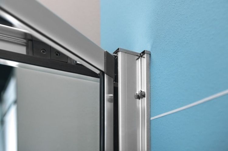 EASY LINE prostokątna kabina prysznicowa 900x700mm, drzwi składane, L/P wariant, czyste szkło