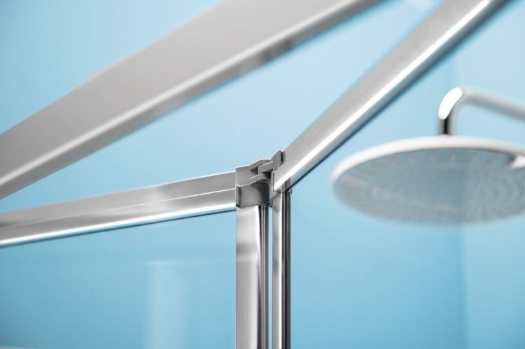 EASY LINE prostokątna kabina prysznicowa 900x700mm, drzwi składane, L/P wariant, czyste szkło