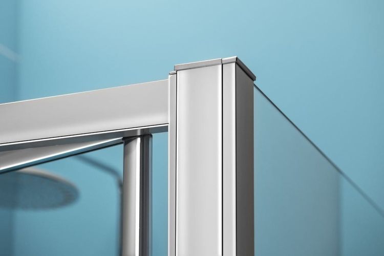 EASY LINE prostokątna kabina prysznicowa 900x700mm, drzwi składane, L/P wariant, czyste szkło