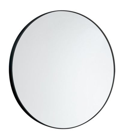 Przejdź do produktu Lustro okrągłe w plastikowej ramie ø 60 cm, czarny