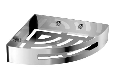 Przejdź do produktu SMART półka narożna do kabiny prysznicowej, 210x45x210mm, stal nierdzewna polerowana